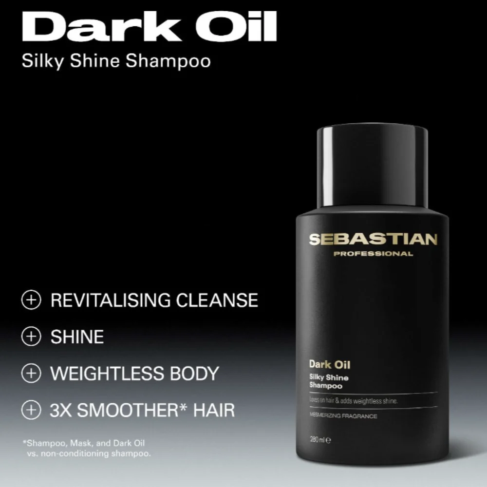 Sebastian Professional Dark Oil Silky Shine Shampoo Weightless Shine