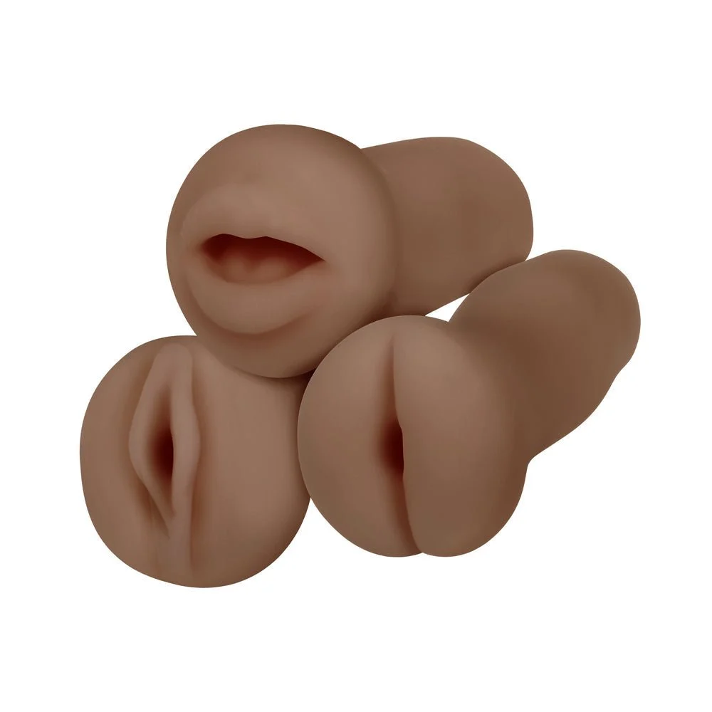 Selopa Party Pack 3-piece Stroker Pack Dark