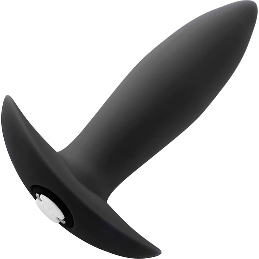Sensuelle Mini Plug Anal Vibrator, 3.5", Black