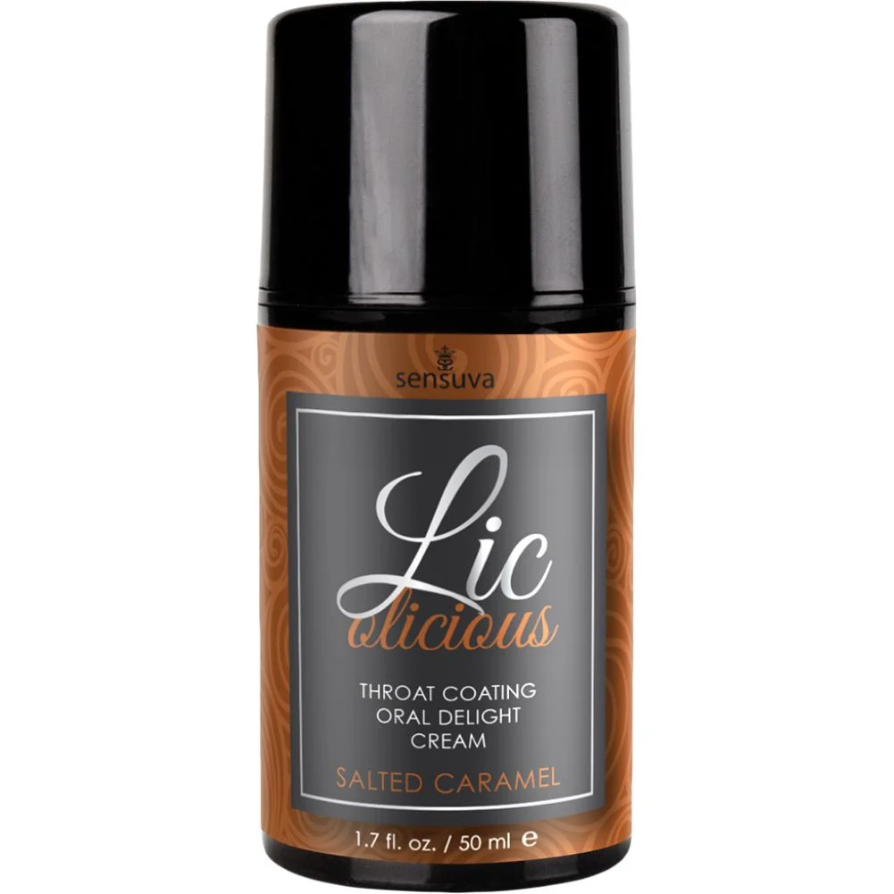 Sensuva Lic O Licious Oral Delight Cream, 1.7 fl.oz (50 mL), Salted Caramel