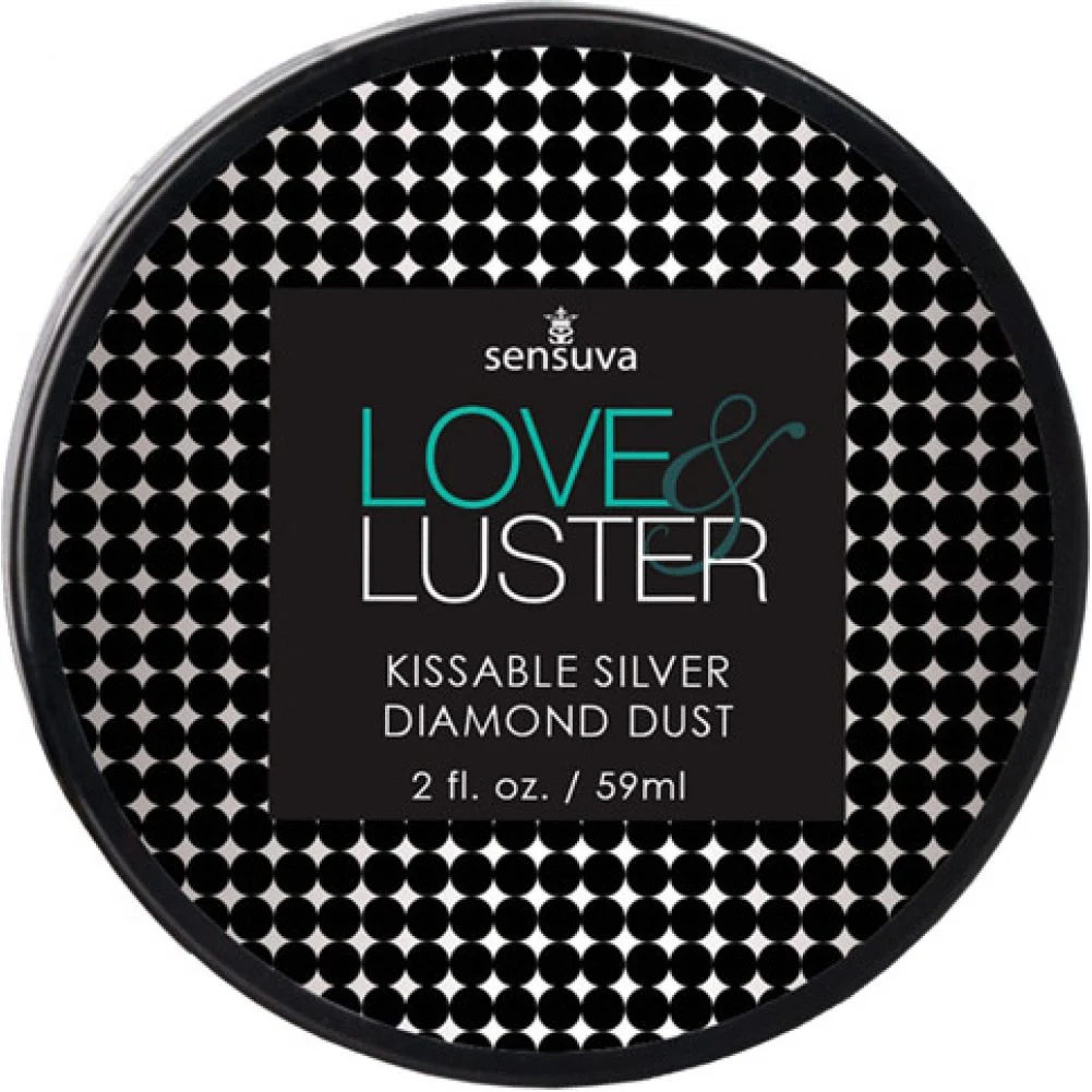 Sensuva Love and Luster Kissable Silver Diamond Dust, 2 fl.oz (59 mL)