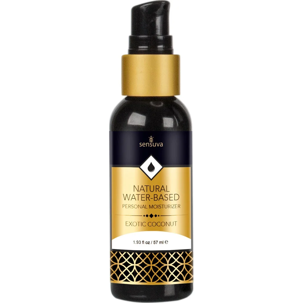 Sensuva Natural Water-Based Personal Moisturizer, 1.93 fl.oz (57 mL), Exotic Coconut