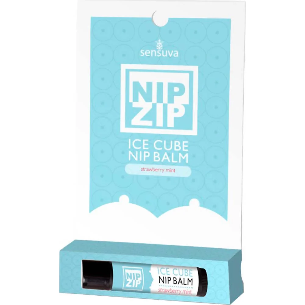Sensuva Nip Zip Nipple Balm, Strawberry Mint