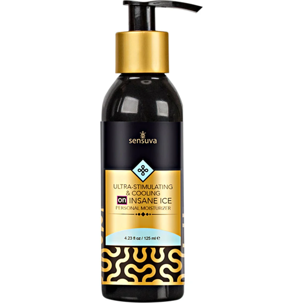 Sensuva Ultra-Stimulating ON Insane Ice Moisturizer, 4.23 fl.oz (125 mL)