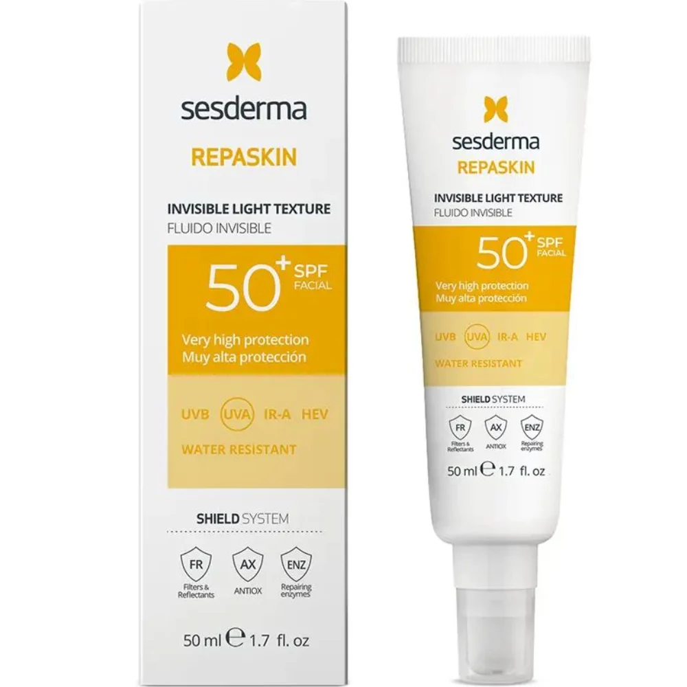 Sesderma Repaskin Sunscreen SPF50 + Invisible Fluid