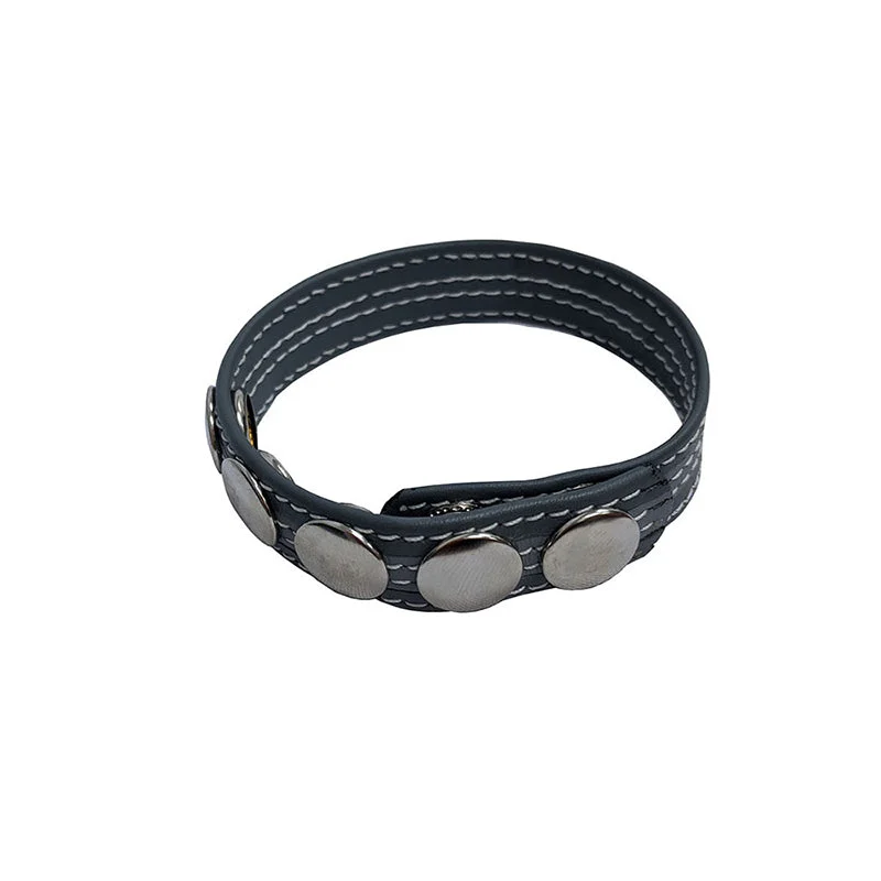 Sex Kitten Leather 5-Snap Ring