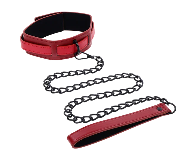 SEX AND MISCHIEF EXS AND OHS COLLAR AND LEASH