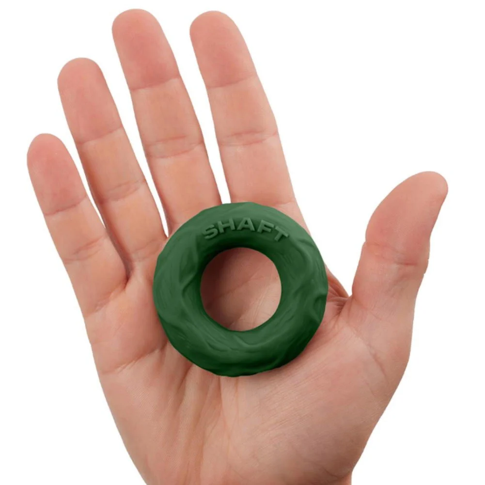 Shaft Model R FlexiSkin Liquid Silicone Penis Ring, Size 2 Medium, Grey