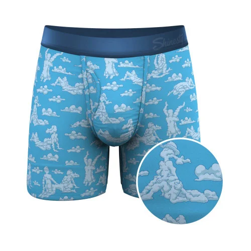 Shinesty Cloud Ball Hammock Pouch Underwear with Fly