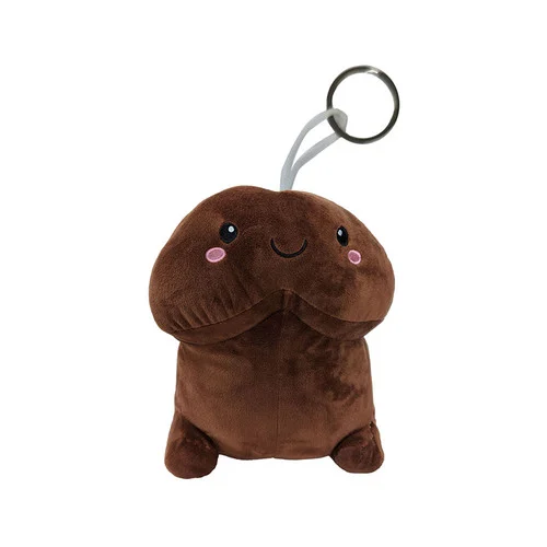 Shots Brown Plush Short Penis Stuffy