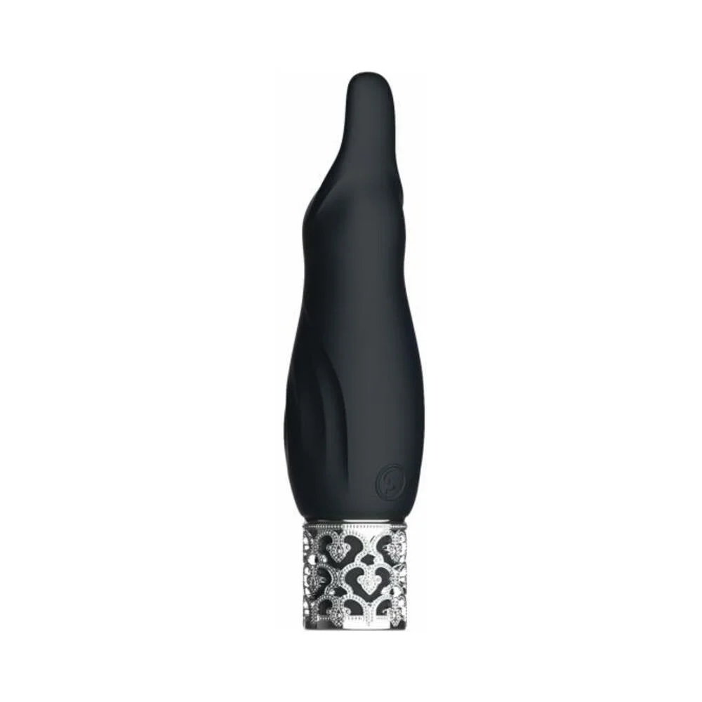 Shots Royal Gems Sparkle Rechargeable Flicking Silicone Bullet Vibrator