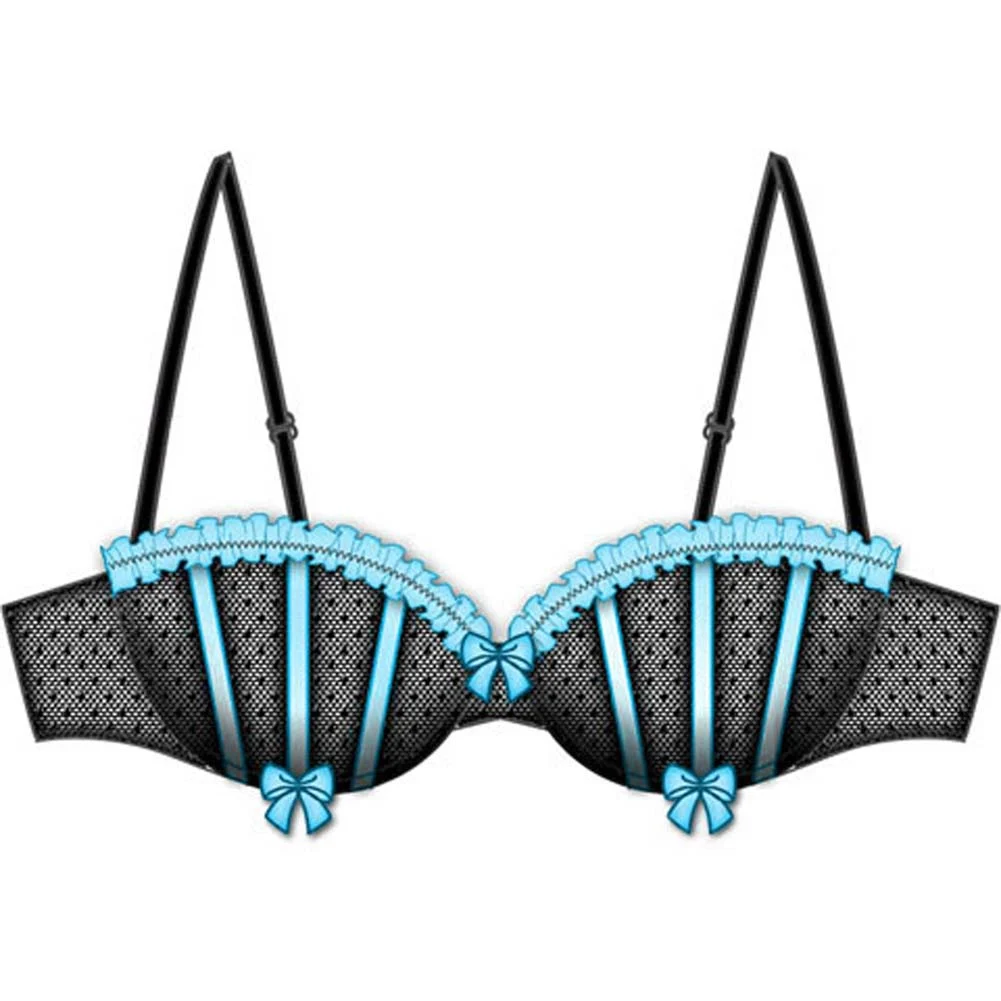 Show Girl Underwire Demi Bra, 34C, Black