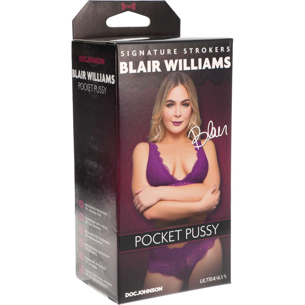 Signature Strokers Ultraskyn Pocket Masturbator, Vagina, Blair Williams
