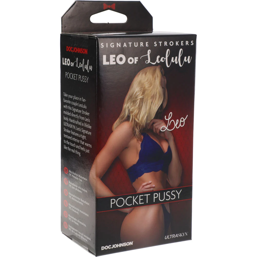 Signature Strokers Ultraskyn Pocket Masturbator, Vagina, Leo of Leolulu