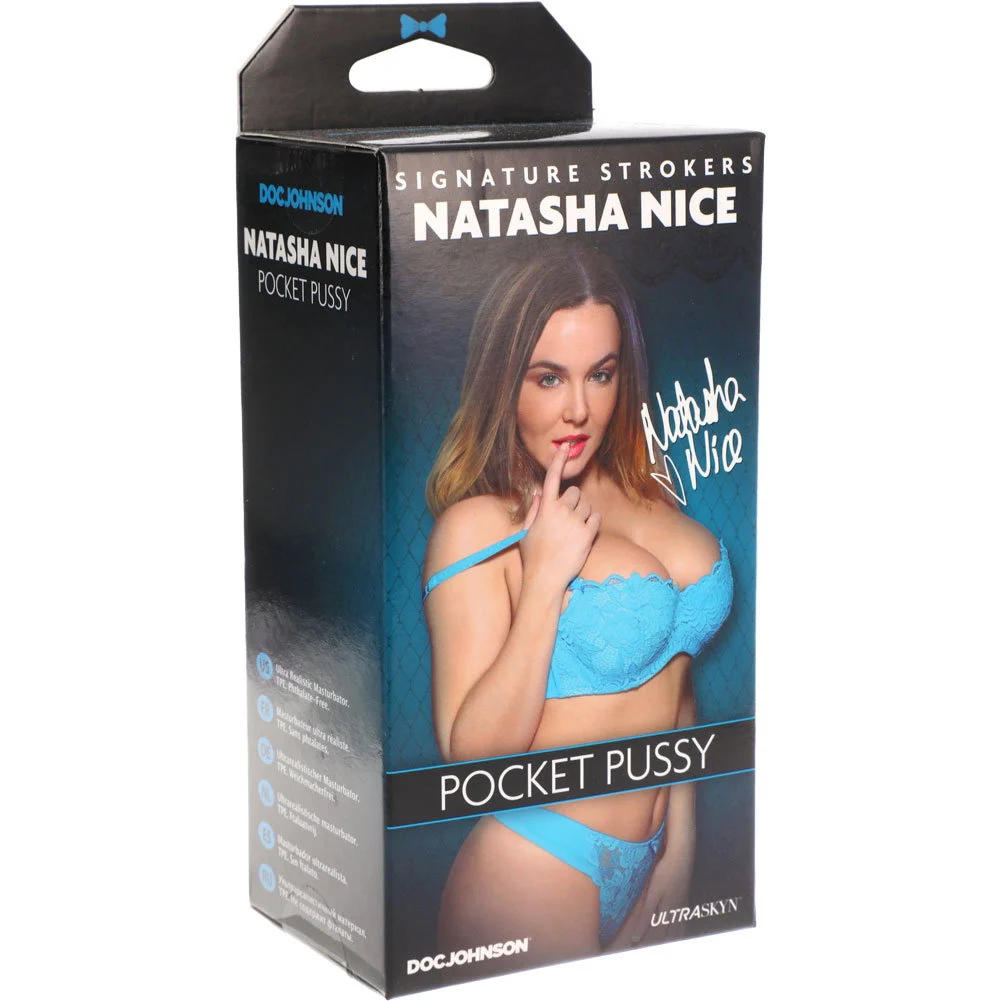 Signature Strokers Ultraskyn Pocket Masturbator, Vagina, Natasha Nice
