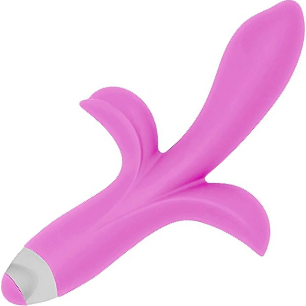 Simplicity Sinclaire Triple Motor Rechargeable Silicone Vibrator, 8.5", Pink