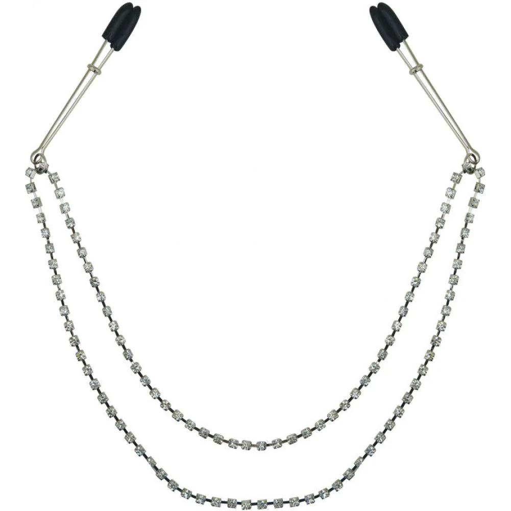 Sincerely Bling Nipple Clips, Silver