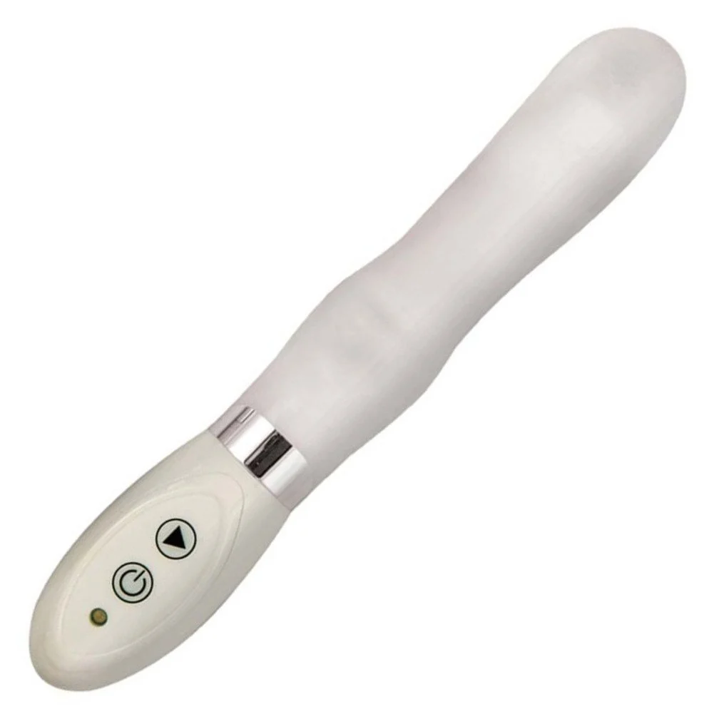 Sinful Fantasy 7 Function Intimate Vibrator, 7.5", Icy White