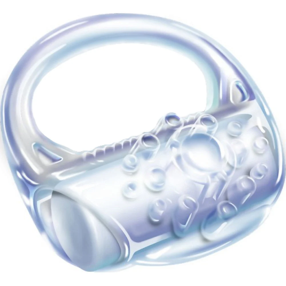 Skins Vibe Ring for Couples, One Size, Clear
