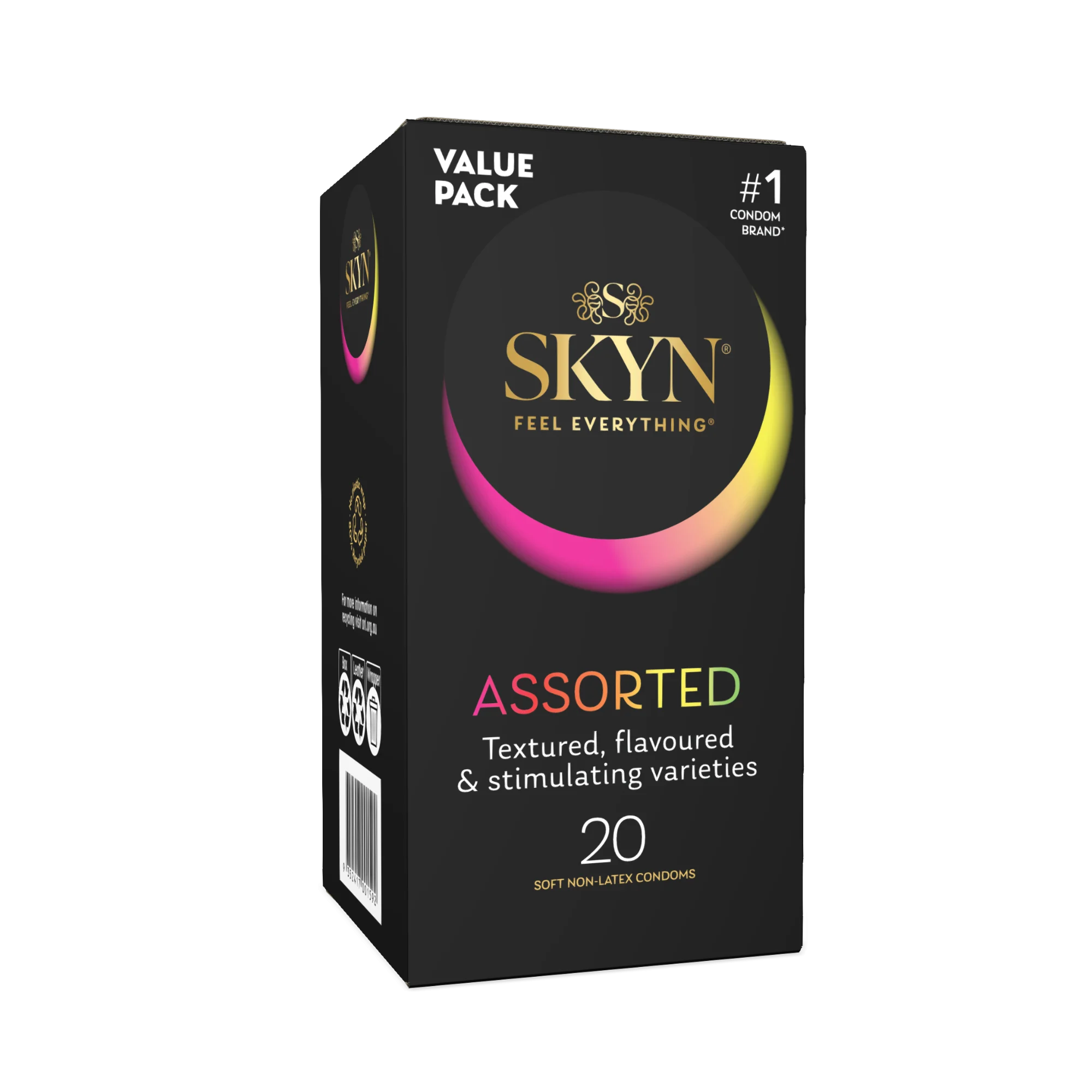 SKYN ASSORTED CONDOMS 20PK