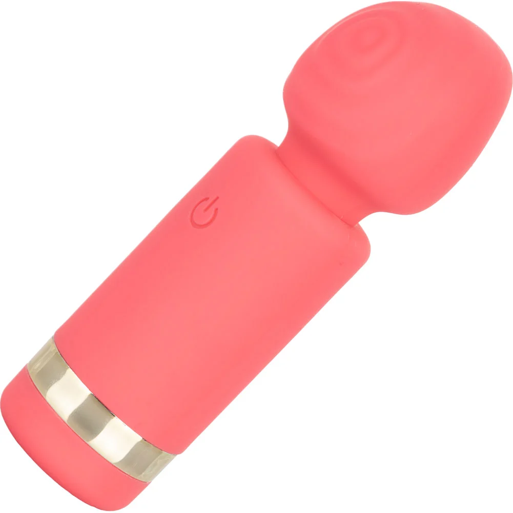 Slay #ExciteMe Rechargeable Mini Wand, 3.75", Coral