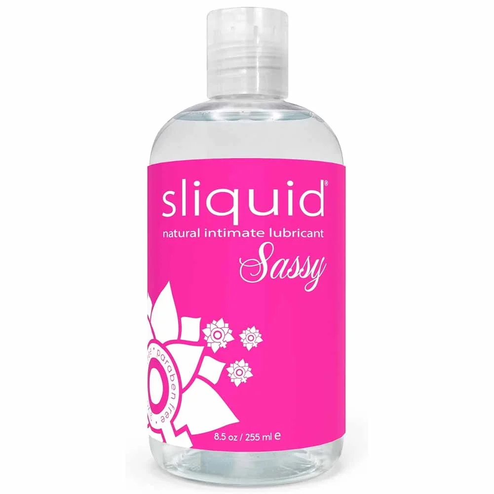 Sliquid Sassy Natural Water Based Lubricating Gel, 8.5 fl.oz (255 mL)