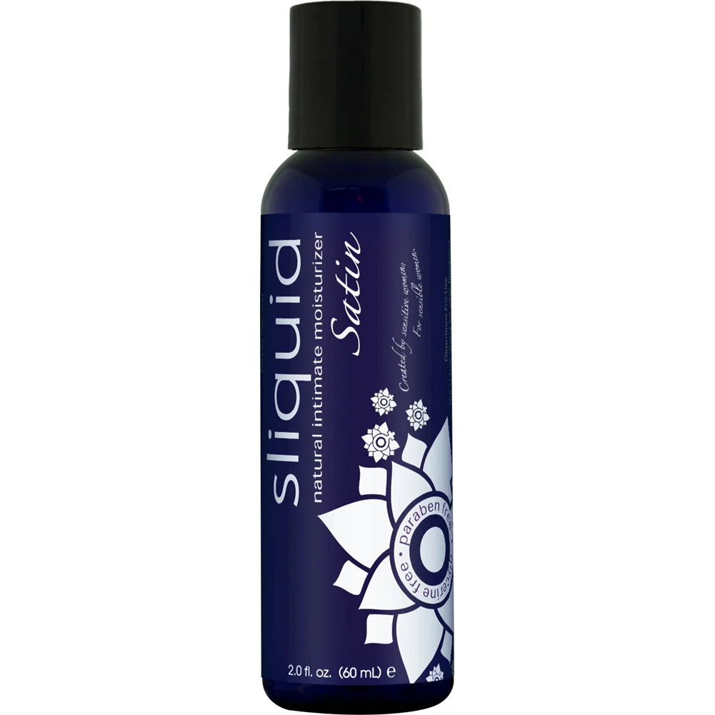 Sliquid Satin Natural Intimate Moisturizer and Personal Lubricant, 2 fl.oz (60 mL)