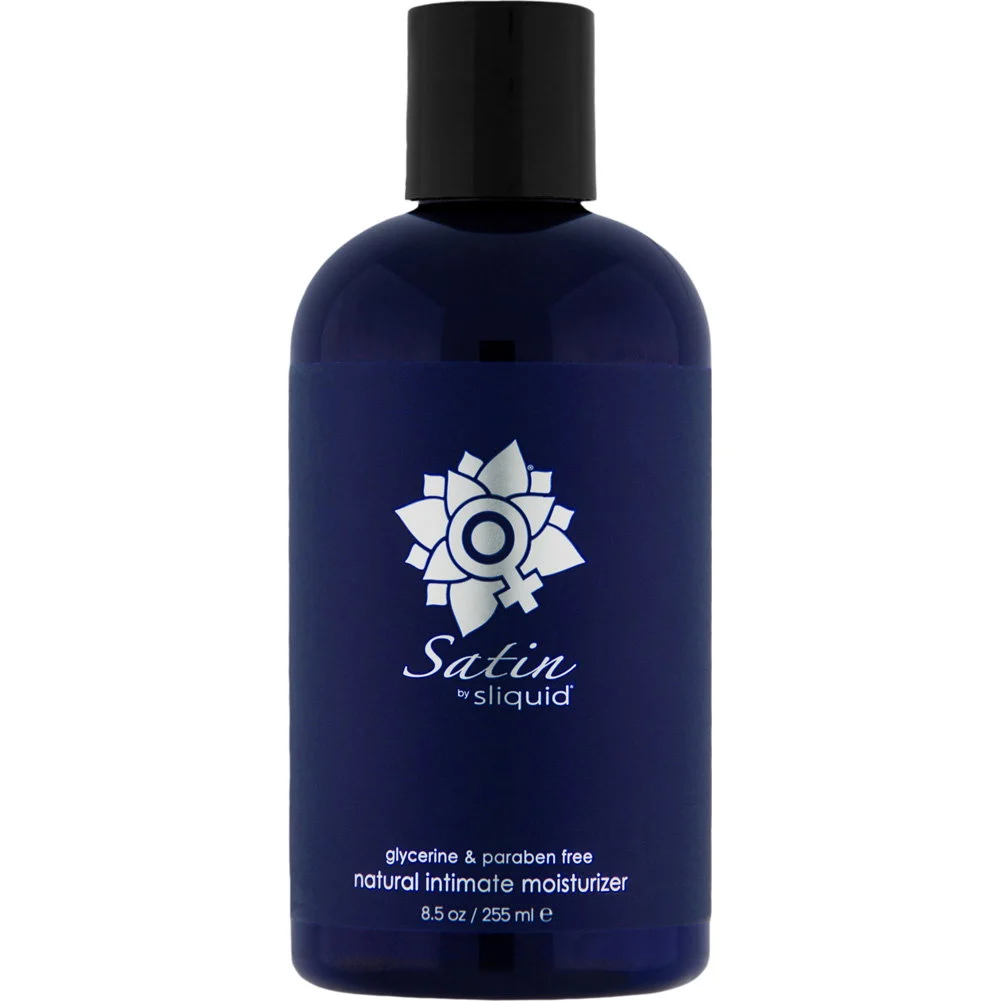 Sliquid Satin Natural Intimate Moisturizer and Personal Lubricant, 8.5 fl.oz (255 mL)