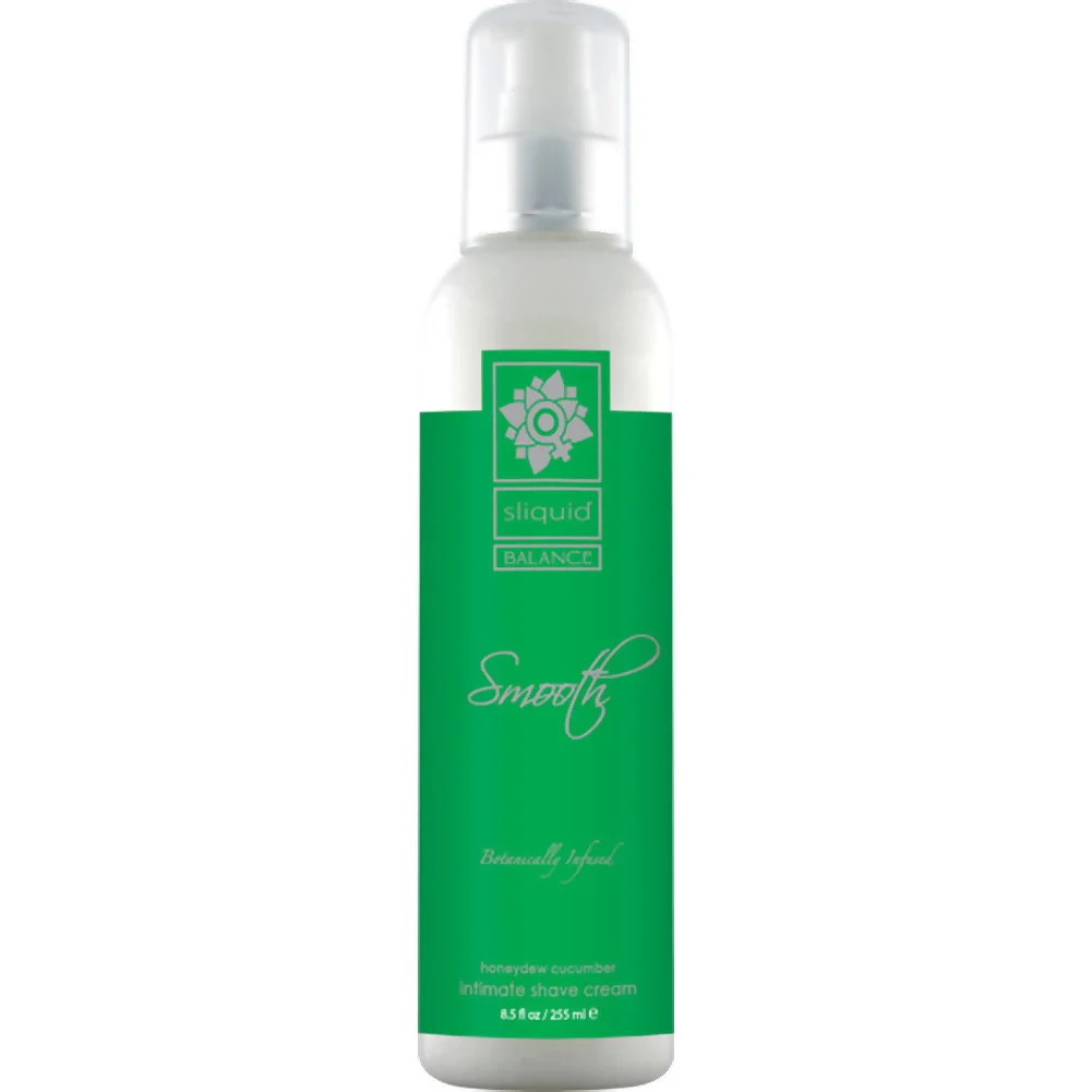 Sliquid Smooth Shave Cream, 8.5 fl.oz (255 mL), Honeydew Cucumber