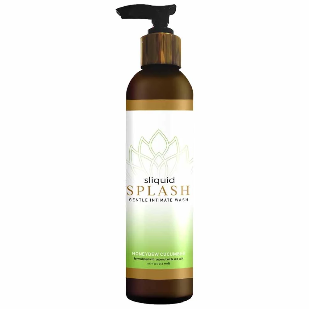 Sliquid Splash Gentle Feminine Wash, 8.5 fl.oz (255 mL), Honeydew Cucumber