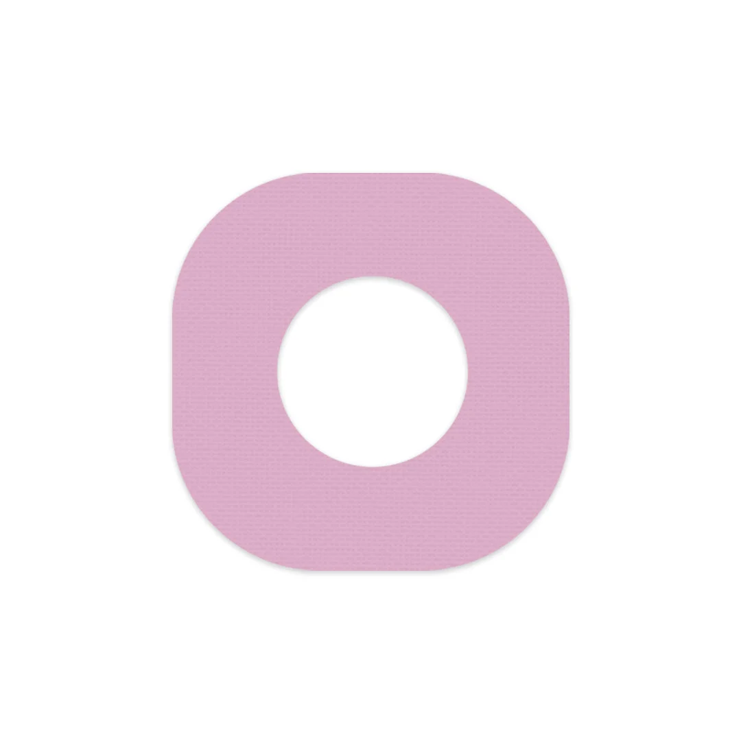 Solid Color Rose Dexcom G7 and Stelo Patch Tape - Pump Peelz