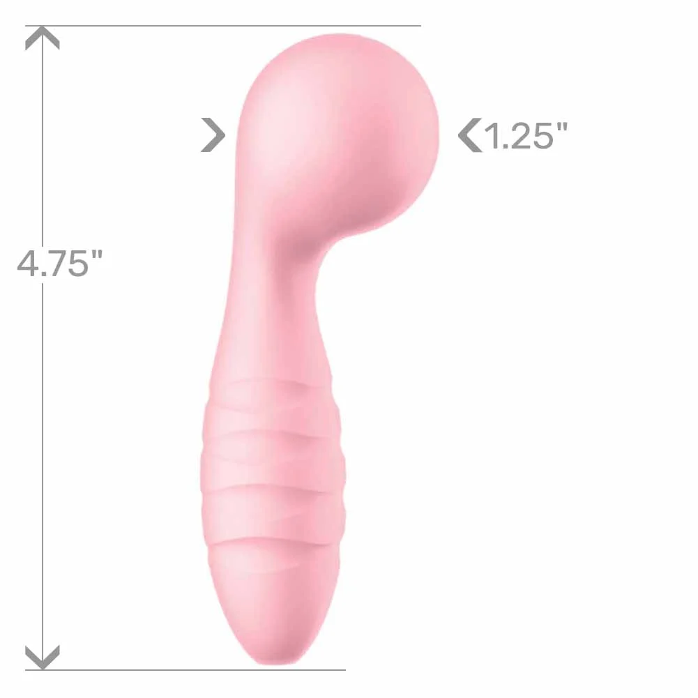 Sorbet Rechargeable Silicone Vibrating Bullet, 4.75", Pink Pinky