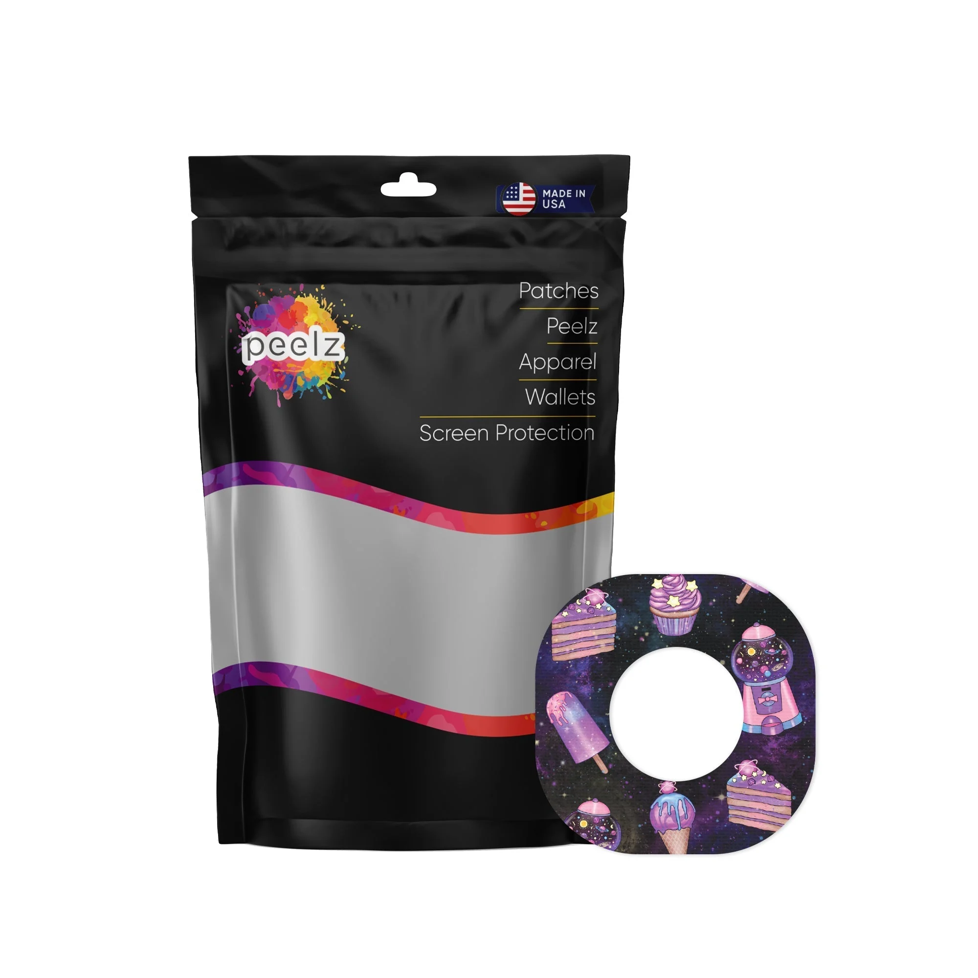 Space Candy Dexcom G7 and Stelo Patch Tape - Pump Peelz