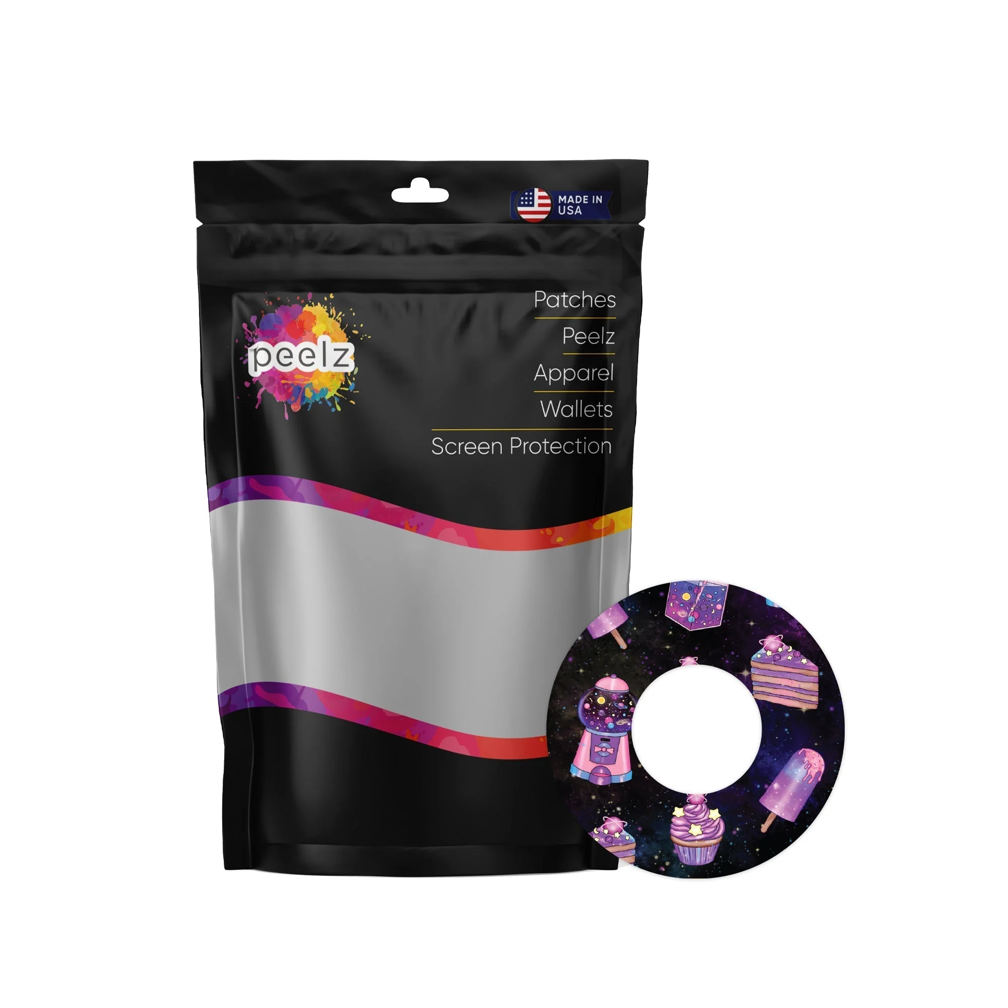 Space Candy PatchTape Designed for the FreeStyle Libre 2