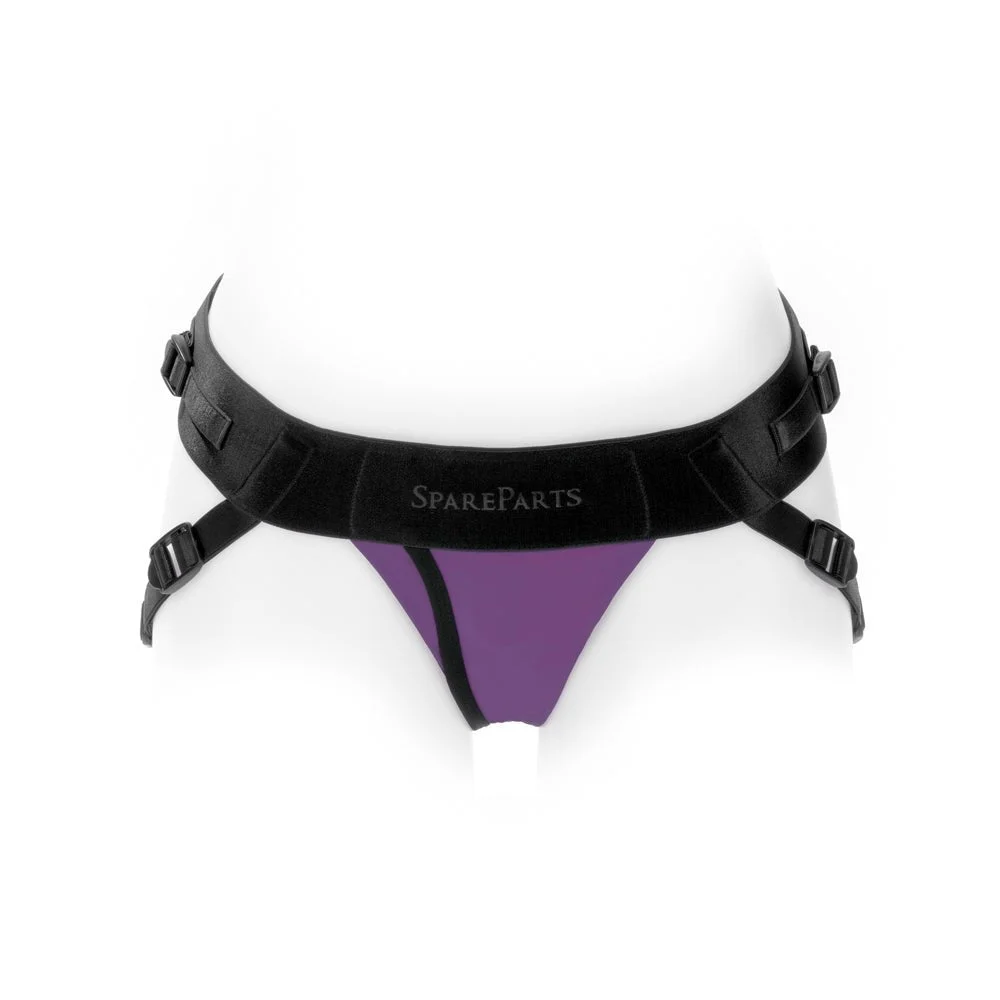 Spareparts Joque Cover Underwear Harness Purple (double Strap) Nylon