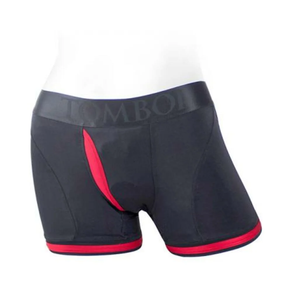 Spareparts Tomboii Nylon Boxer Briefs Harness Black/red