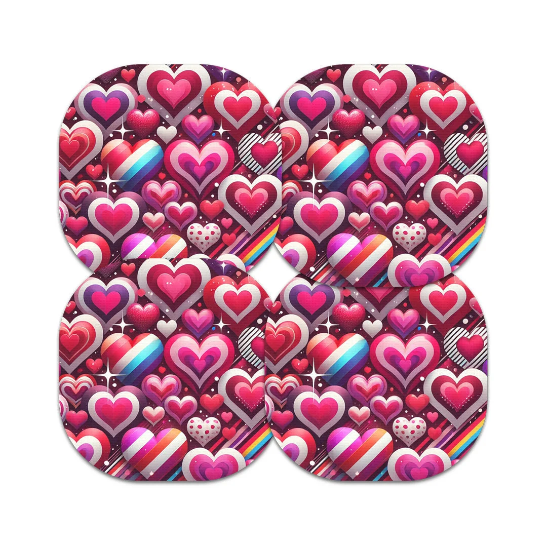 Sparkly Hearts Overpatch Tape - Pump Peelz