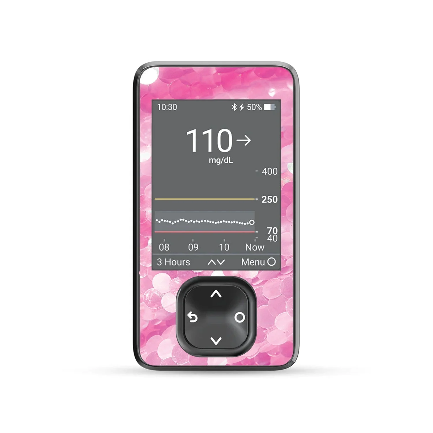Sparkly Sequins DEXCOM G7 and Stelo and G6 Receiver Sticker