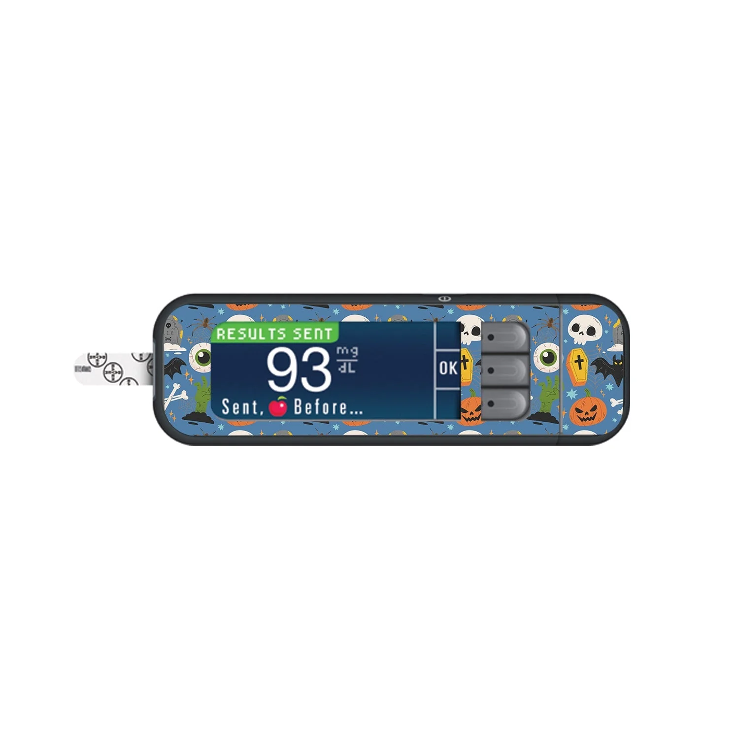 Spooky Night Bayer Contour Next Glucometer Sticker - Pump Peelz
