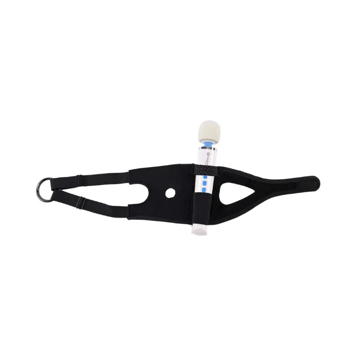 Sportsheets Pivot 2 in 1 Wand Or Dildo Forced-O Strap On Thigh Harness