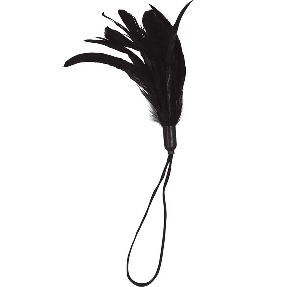 Sportsheets Pleasure Feather Tickler, Black