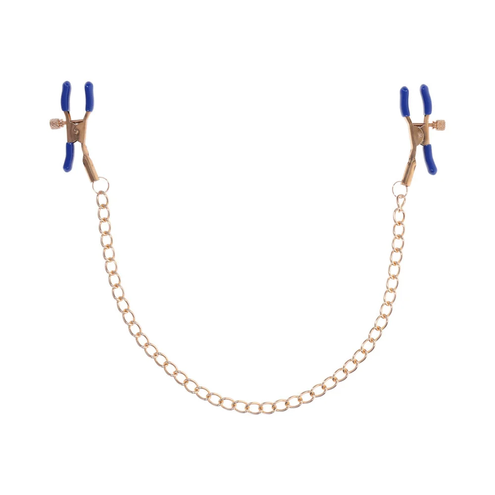 Sportsheets Sex & Mischief Cougar Chained Nipple Clamps