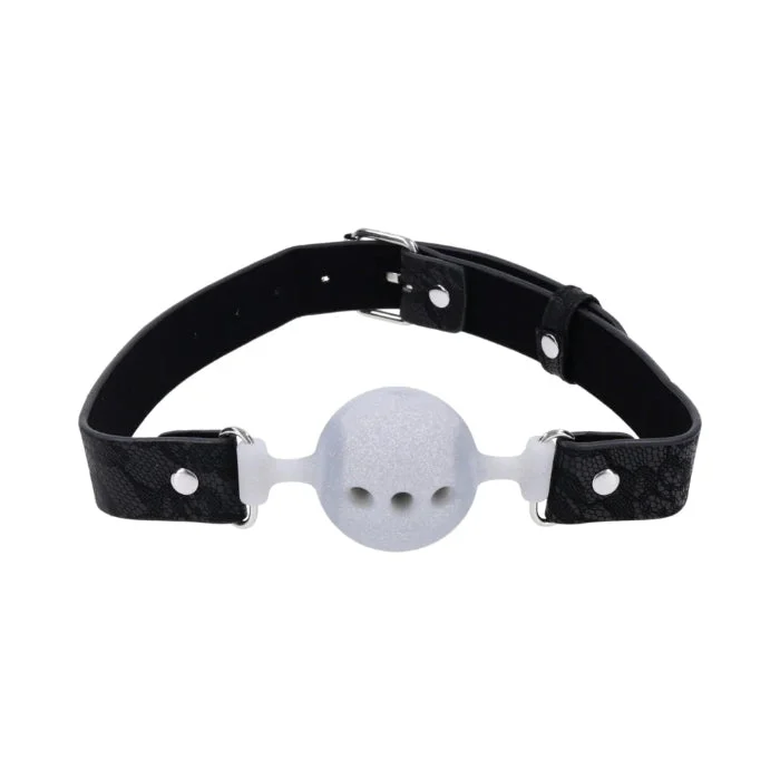 Sportsheets Sex & Mischief Lace Adjustable Silicone Breathable Ball Gag