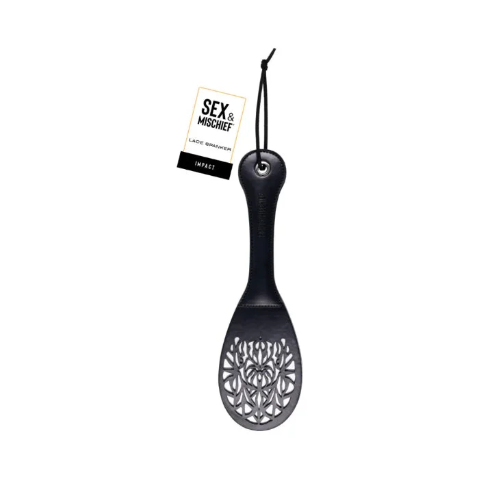 Sportsheets Sex & Mischief Lace Split Tip Spanker Paddle