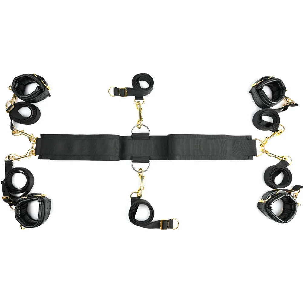 Sportsheets Special Edition Under the Bed Restraint Set, Black