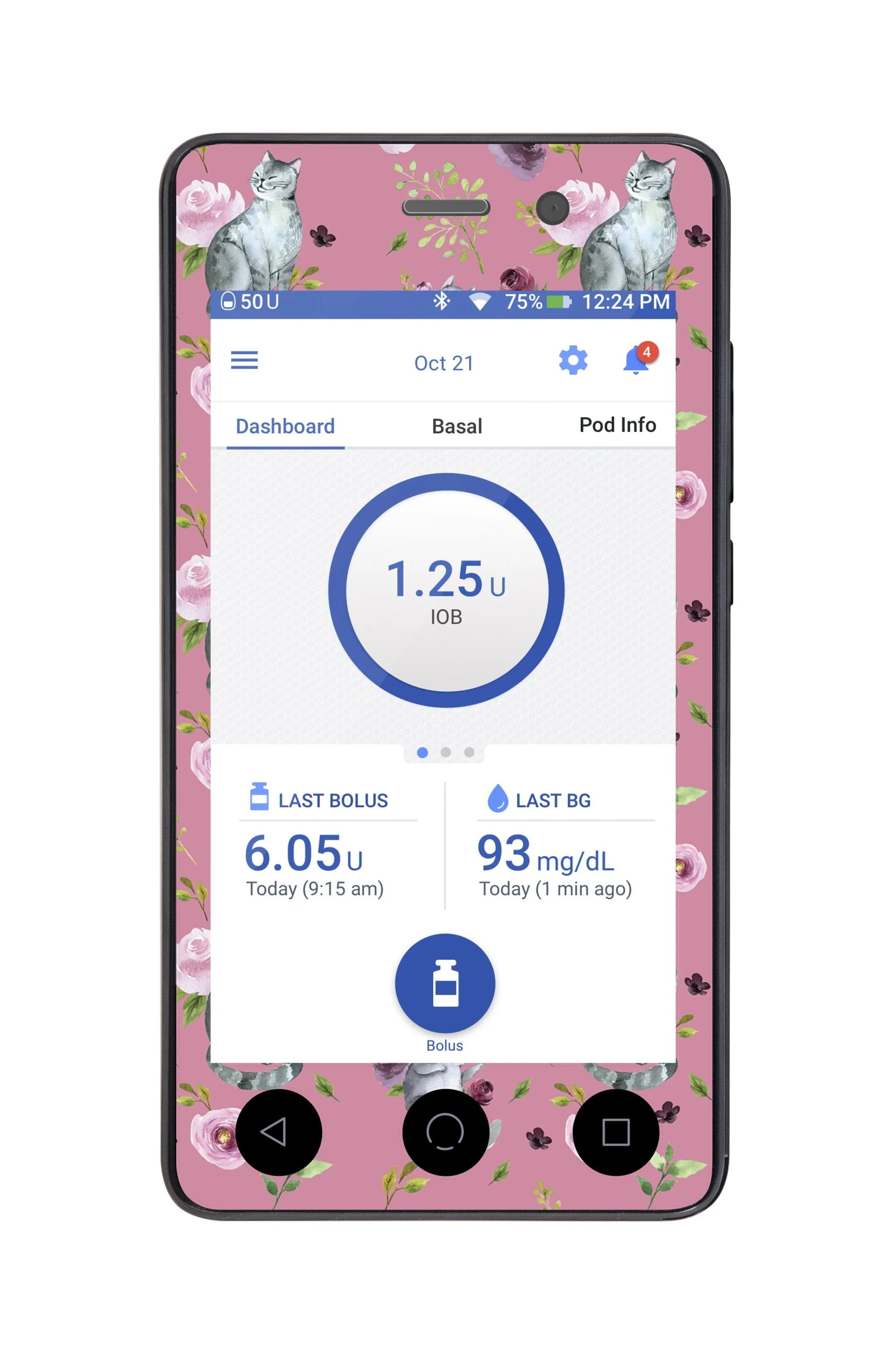 Spring Cats Sticker for Omnipod DASH PDM – Pump Peelz
