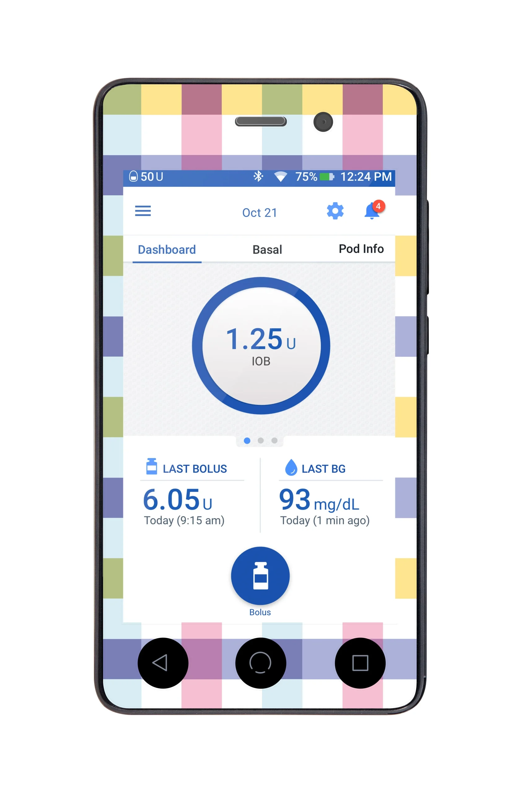 Spring Plaid Sticker for Omnipod DASHPDM – Pump Peelz