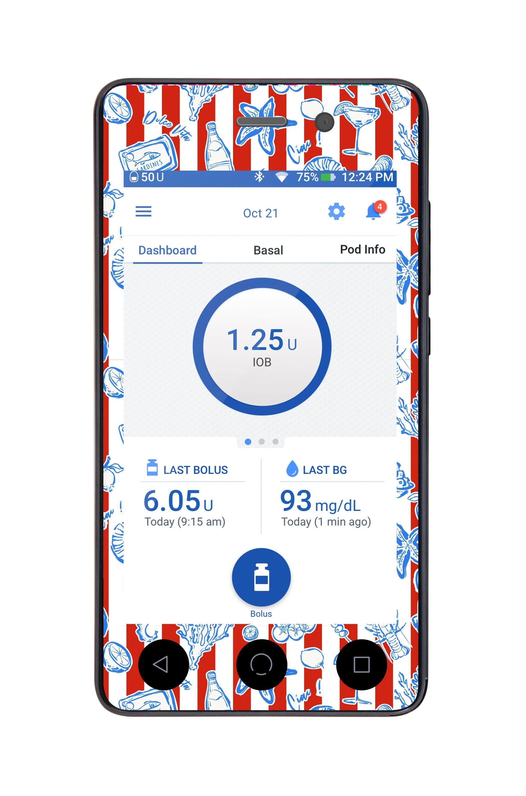Spritz Parade Sticker for Omnipod DASH PDM – Pump Peelz