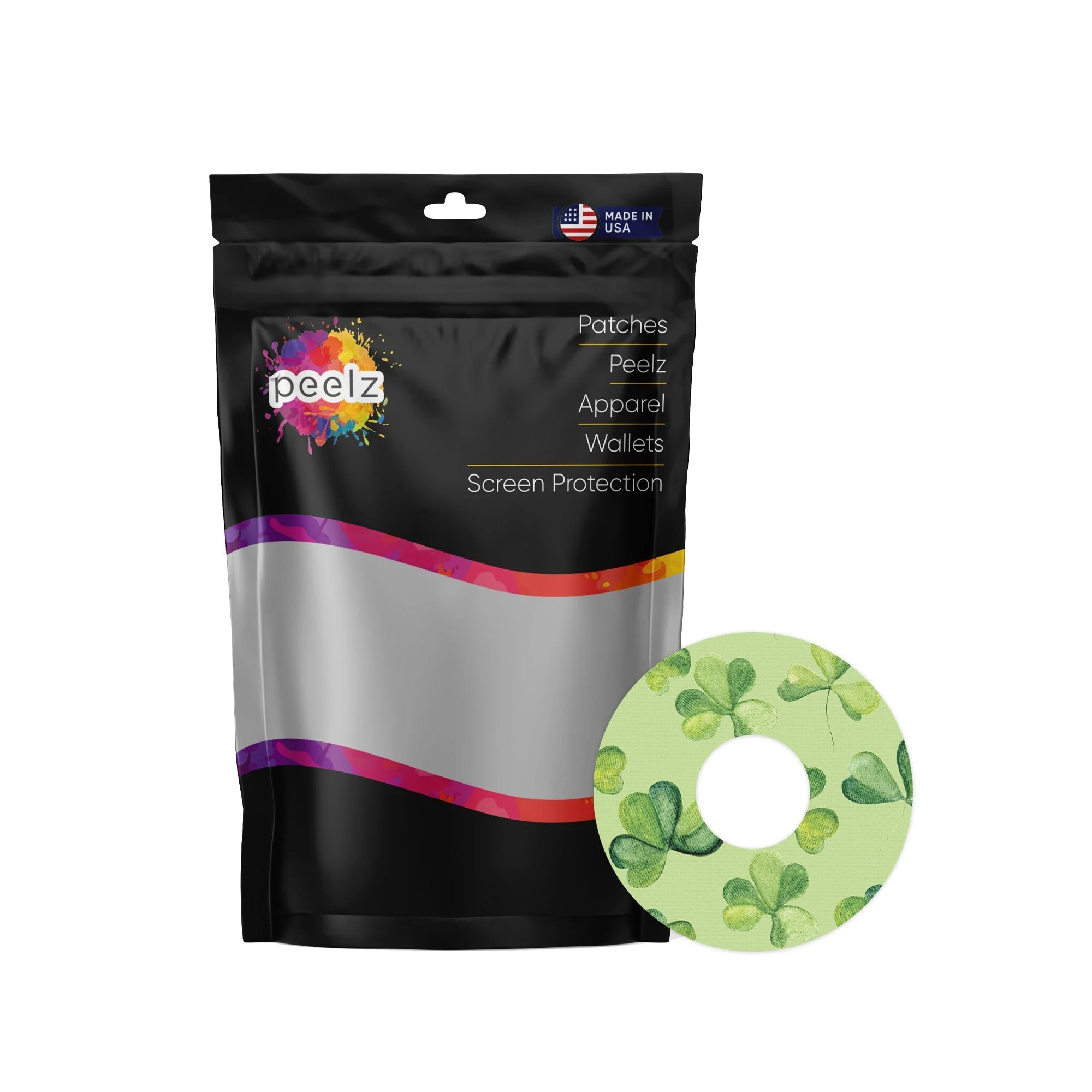 St. Patrick's Day Patch Tape Designed for the FreeStyle Libre 3 Plus & Lingo