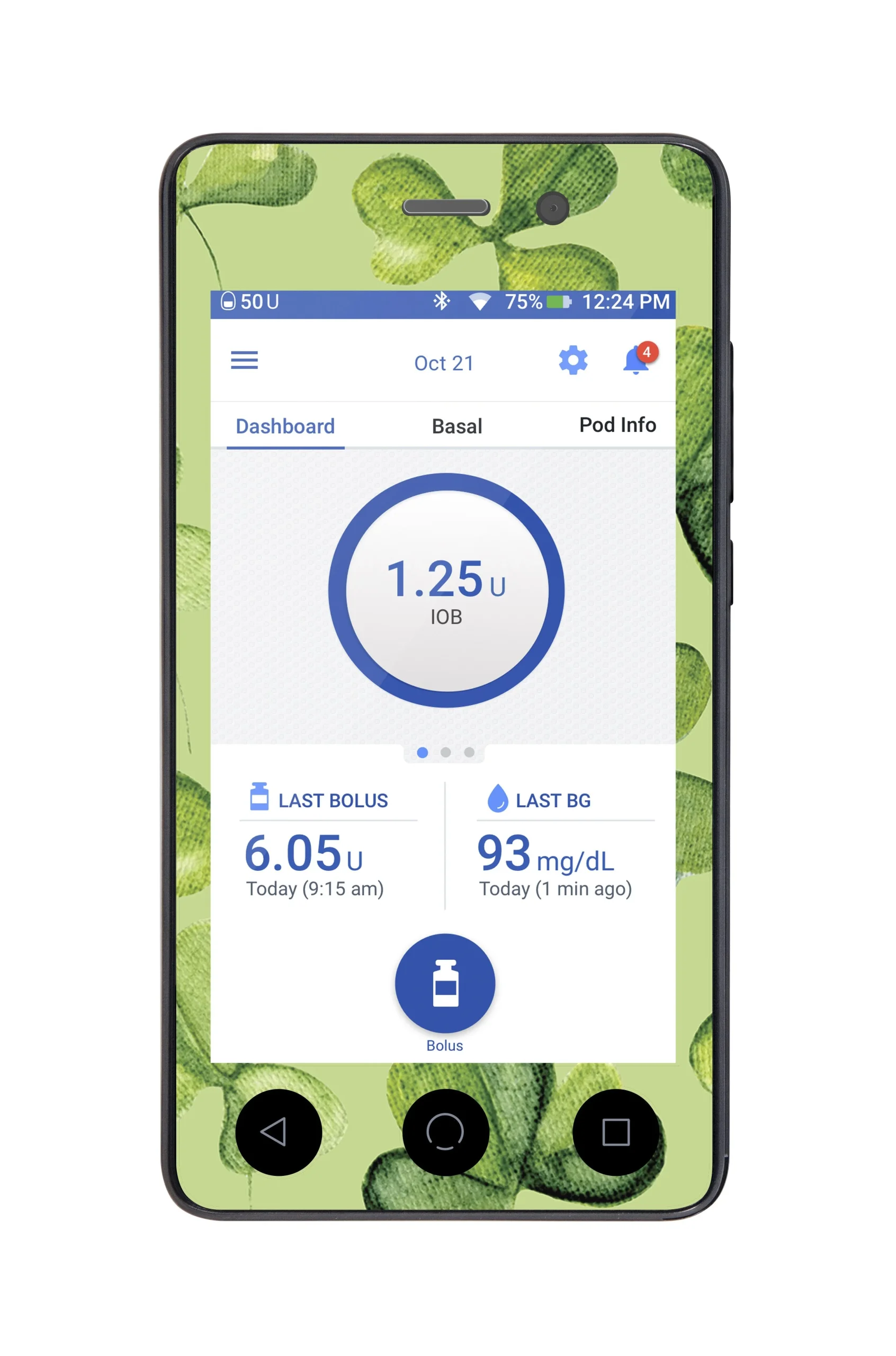 St. Patrick's Day Sticker for Omnipod DASH PDM – Pump Peelz